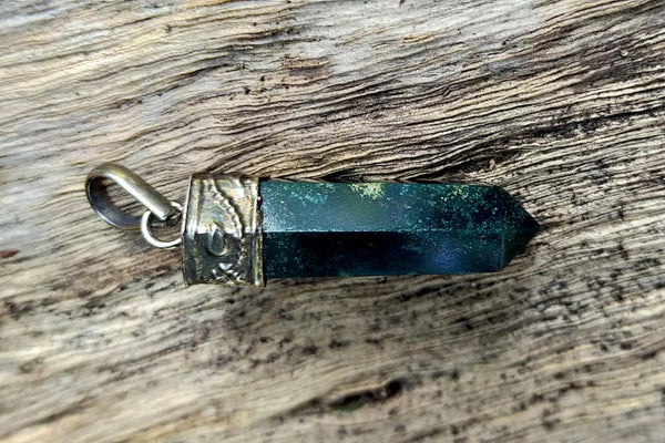 Blood Green Pendant by Brahmatells