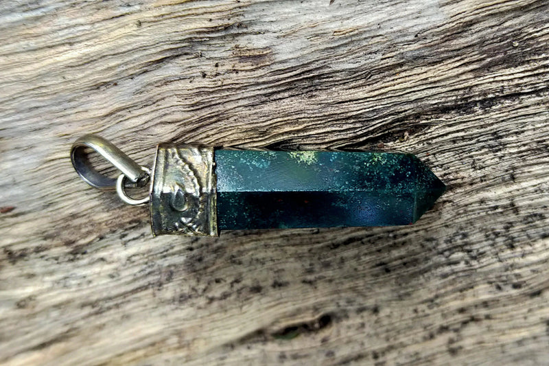 Blood Green Pendant by Brahmatells