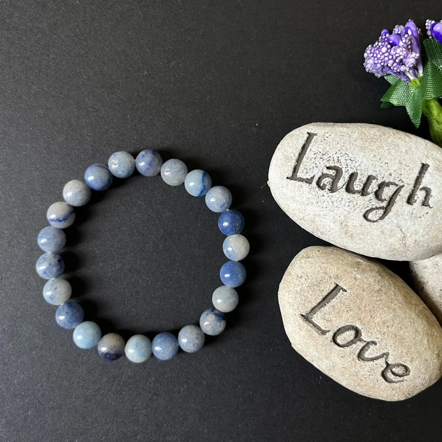 Blue Aventurine Crystal Bracelet | Brahmatells by Brahmatells