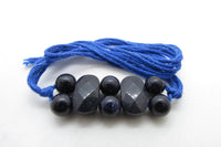Blue Gold Stone Rakhi by Brahmatells