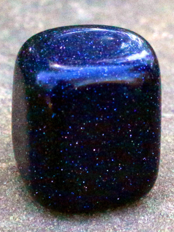 Blue Goldstone Tumble by Brahmatells