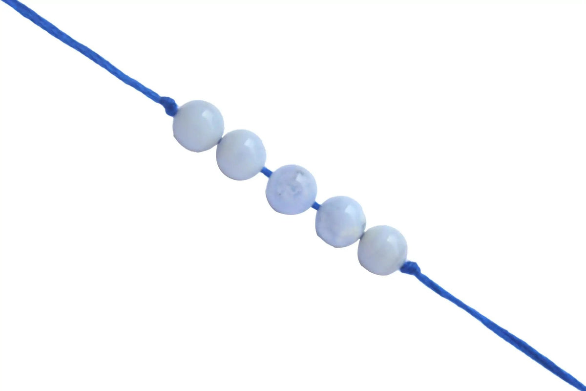 Blue Lace Agate Band by Brahmatells