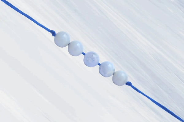 Blue Lace Agate Band by Brahmatells