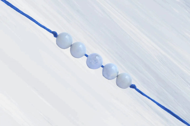 Blue Lace Agate Band by Brahmatells
