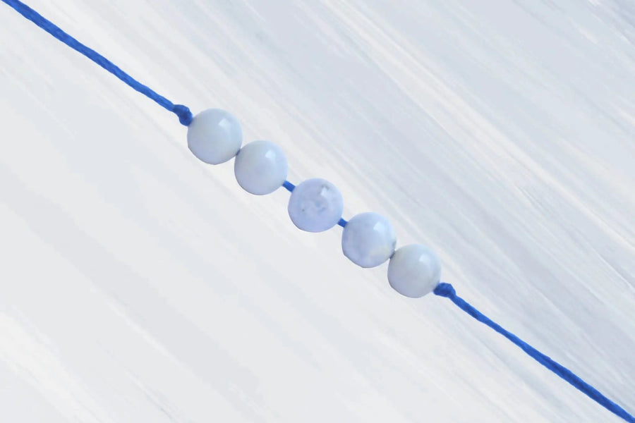 Blue Lace Agate Band by Brahmatells