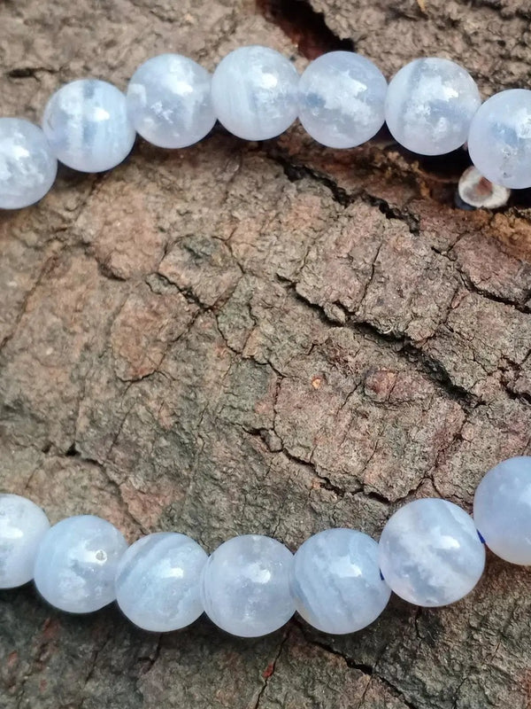 Blue Lace Agate Soothing Bracelet | Brahmatells by Brahmatells