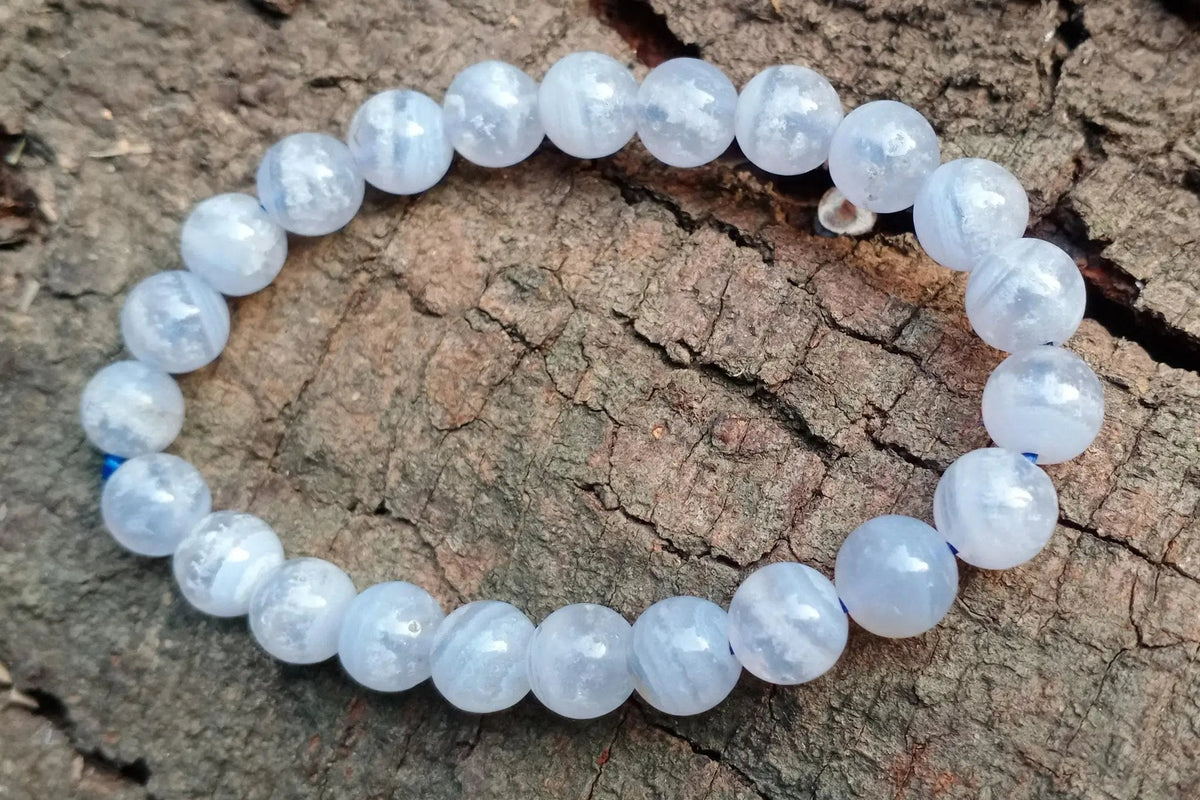 Blue Lace Agate Soothing Bracelet | Brahmatells by Brahmatells