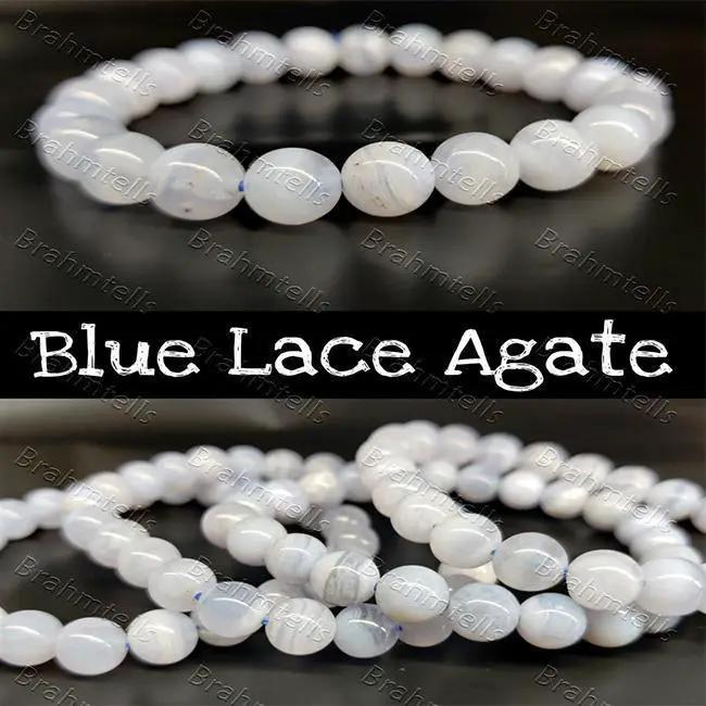 Blue Lace Agate Soothing Bracelet | Brahmatells by Brahmatells
