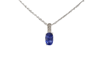 Blue Sapphire Berry-Blue Pendant: Saturn's Elegance | Brahmatells by Brahmatells