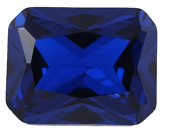 Blue Sapphire dark-blue-rectangle BTBS112GSM by Brahmatells