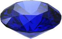 Blue Sapphire deep-blue-round BTBS110GSM by Brahmatells