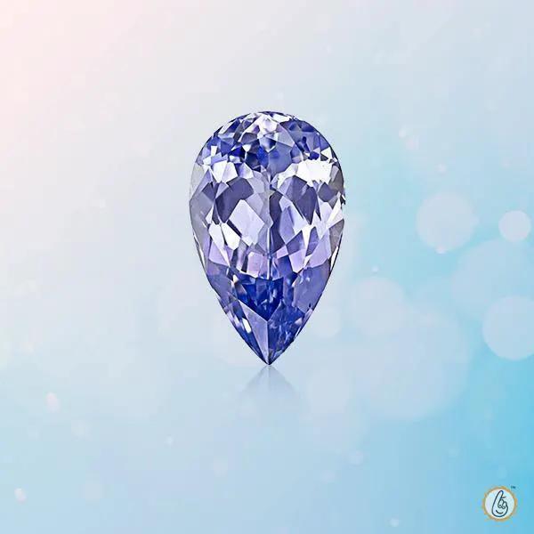 Blue Sapphire light-blue drop BTBS128GSM by Brahmatells