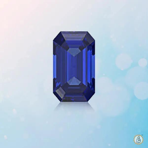 Blue Sapphire rectangle BTBS113GSM by Brahmatells