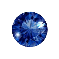 Blue Sapphire round BTBS109GSM by Brahmatells