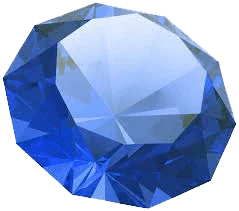 Blue Sapphire Round BTBS111GSM by Brahmatells