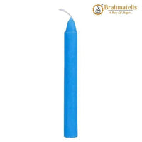 Blue Spell Candles Pack of 10 by Brahmatells