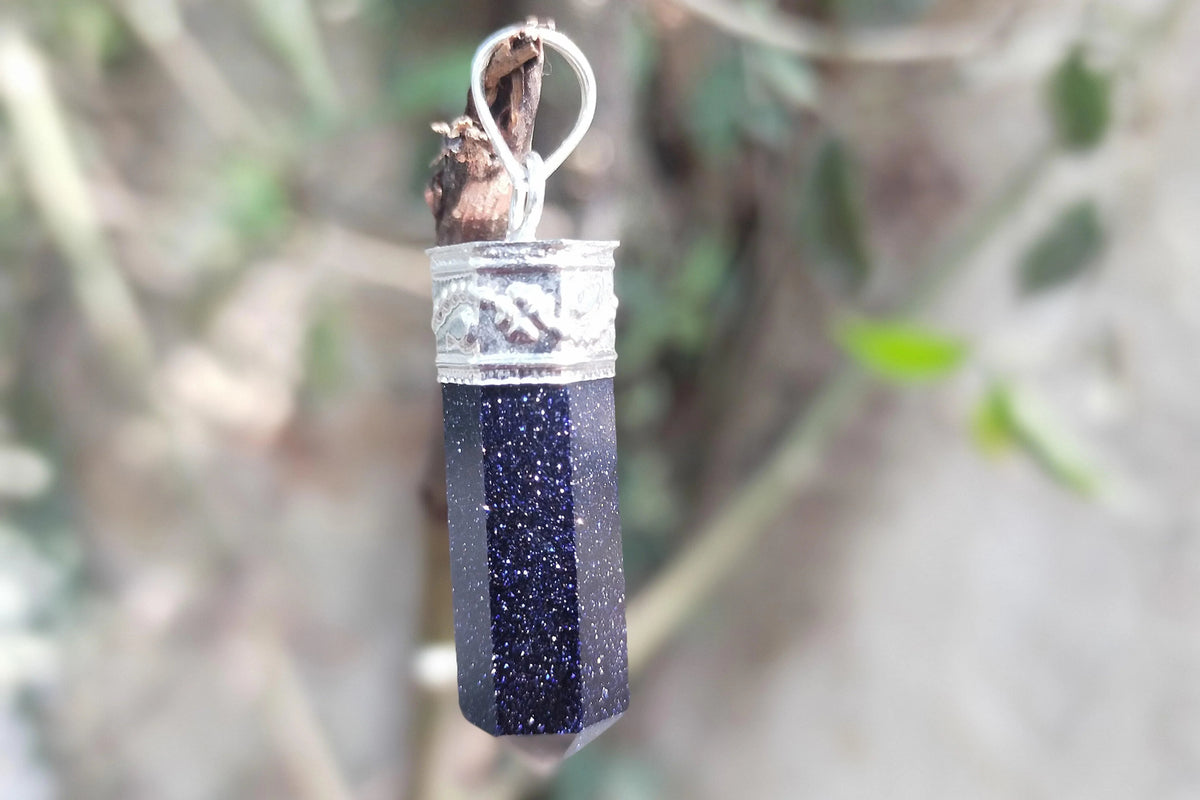 Blue Sunstone Pendant - Uplifting Energy & Vitality | Brahmatells by Brahmatells