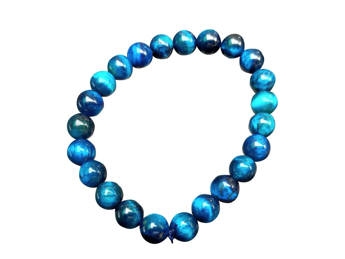 Blue Tiger Eye Bracelet for Balance & Protection | Brahmatells by Brahmatells