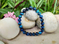 Blue Tiger Eye Bracelet for Balance & Protection | Brahmatells by Brahmatells