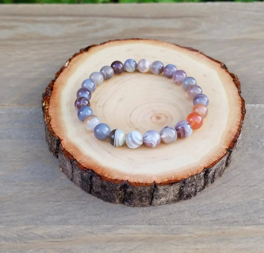 Botswana Agate Spiritual Bracelet | Brahmatells by Brahmatells