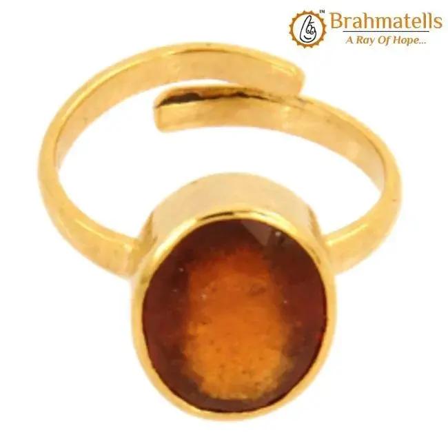Brahmatells African Hessonite Gomed: Saturn's Astrological Gemstone by Brahmatells