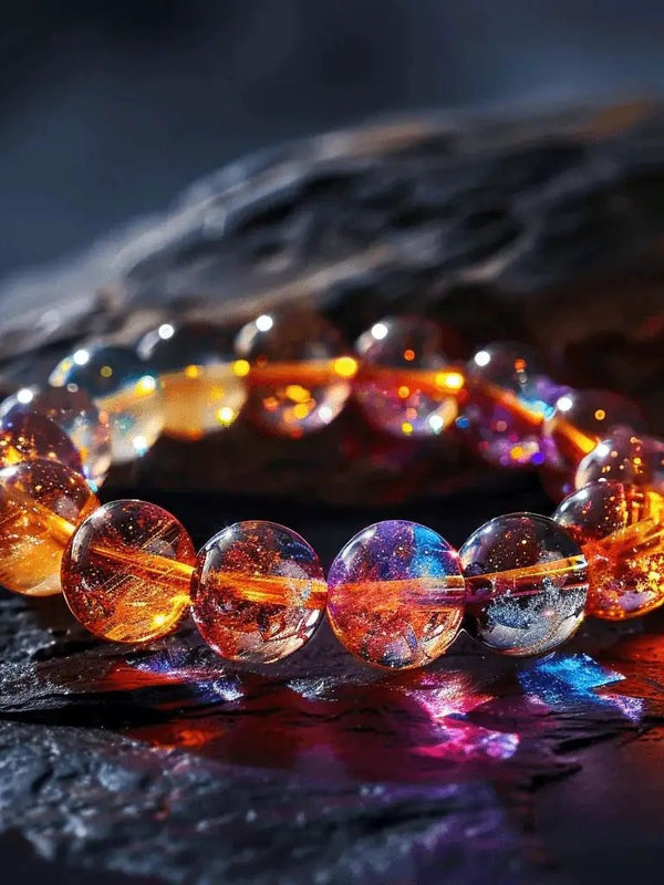 Brahmatells Golden Rutile Bracelet – Radiate Sophistication and Shine by Brahmatells