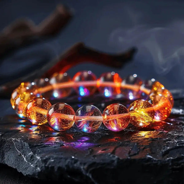 Brahmatells Golden Rutile Bracelet – Radiate Sophistication and Shine by Brahmatells
