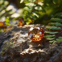 Brahmatells Hessonite Gomed Dark-Tone Ring | Explore Astrological Elegance by Brahmatells