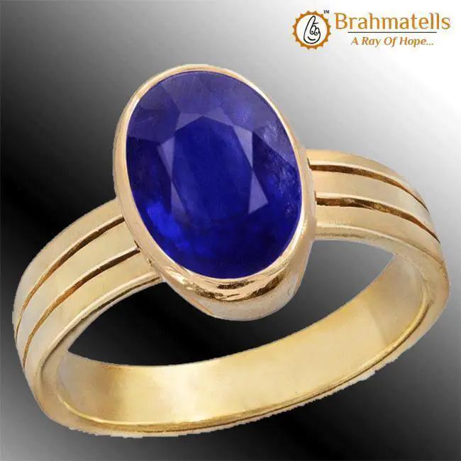 Brahmatells Indian Blue Sapphire - Neelam: A Saturn-Inspired Astrological Gem by Brahmatells