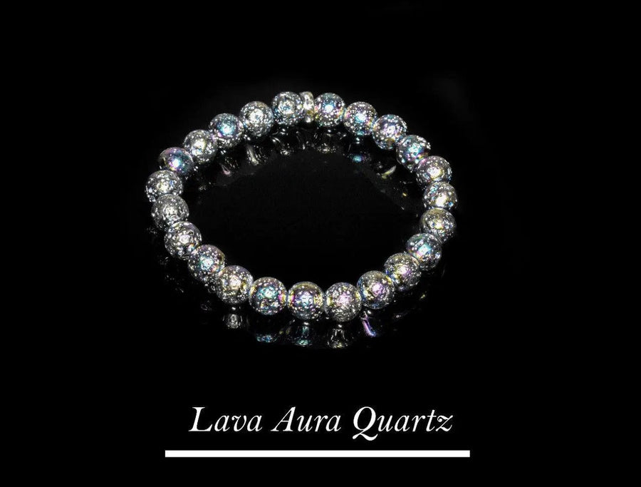 Brahmatells Lava Aura Quartz Bracelet – Embrace Earthy Elegance by Brahmatells