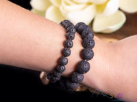 Brahmatells LAVA Round Beaded Bracelet – Embrace Earthy Elegance by Brahmatells