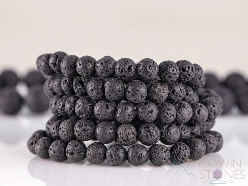 Brahmatells LAVA Round Beaded Bracelet – Embrace Earthy Elegance by Brahmatells
