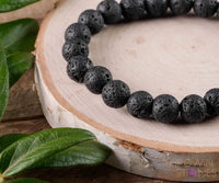 Brahmatells LAVA Round Beaded Bracelet – Embrace Earthy Elegance by Brahmatells