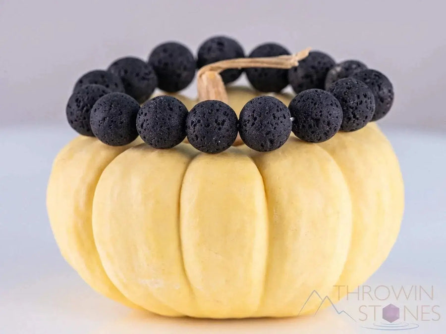 Brahmatells LAVA Round Beaded Bracelet – Embrace Earthy Elegance by Brahmatells