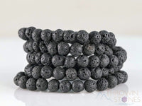 Brahmatells LAVA Round Beaded Bracelet – Embrace Earthy Elegance by Brahmatells