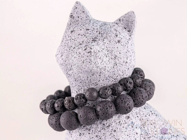 Brahmatells LAVA Round Beaded Bracelet – Embrace Earthy Elegance by Brahmatells