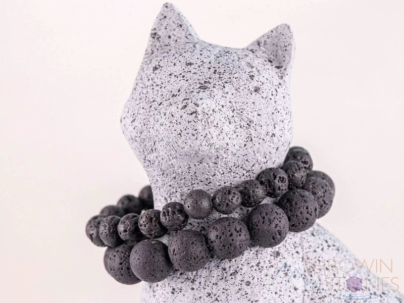 Brahmatells LAVA Round Beaded Bracelet – Embrace Earthy Elegance by Brahmatells