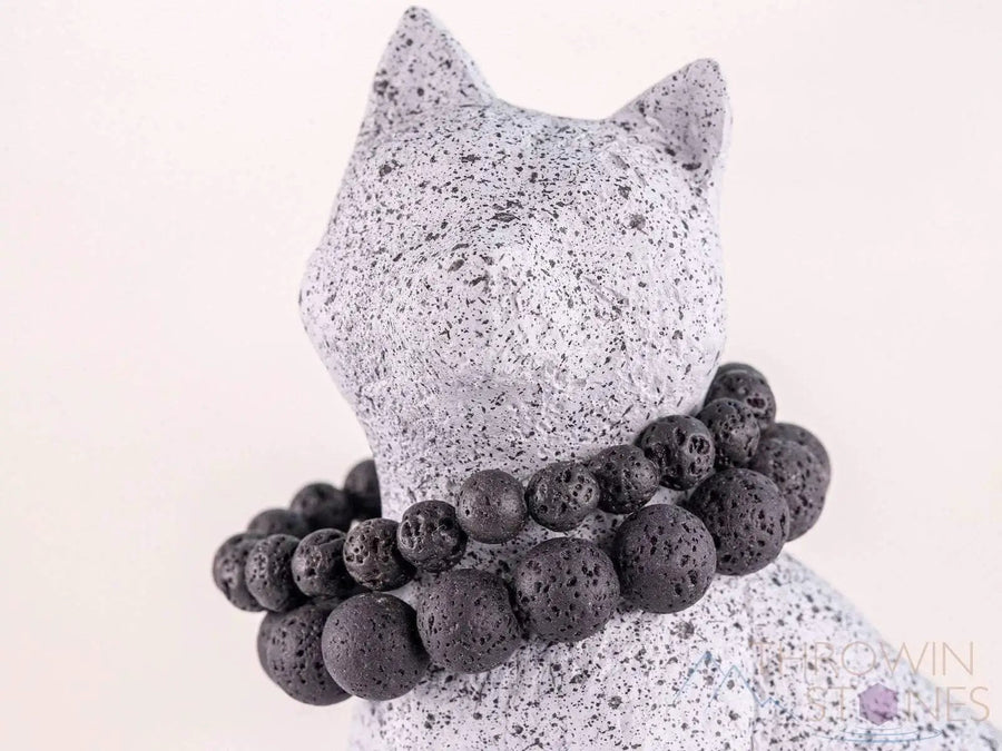 Brahmatells LAVA Round Beaded Bracelet – Embrace Earthy Elegance by Brahmatells