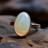 Brahmatells Milk Opal Australian (Doodhiya Patthar): Elegance in White by Brahmatells