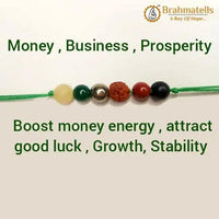 Brahmatells Money, Business, and Prosperity Crystal Band by Brahmatells