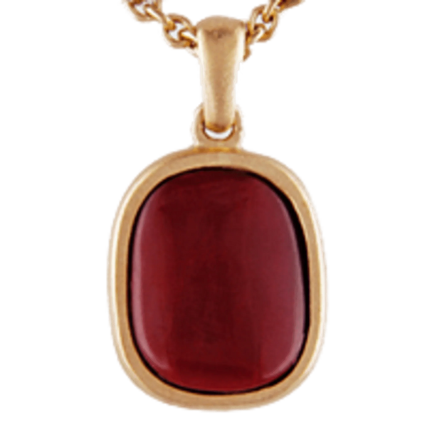 Brahmatells Premium Red Coral Wine-Red Pendant: Astrological Elegance Redefined by Brahmatells