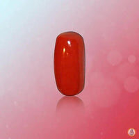 Brahmatells Red Coral Capsule-Apple-Red: Mars-Infused Gemstone for Empowerment by Brahmatells