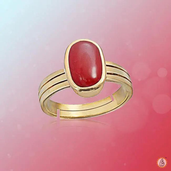 Brahmatells Red Coral Capsule-Cherry-Red Ring: Unleash Mars' Power for Life Mastery by Brahmatells