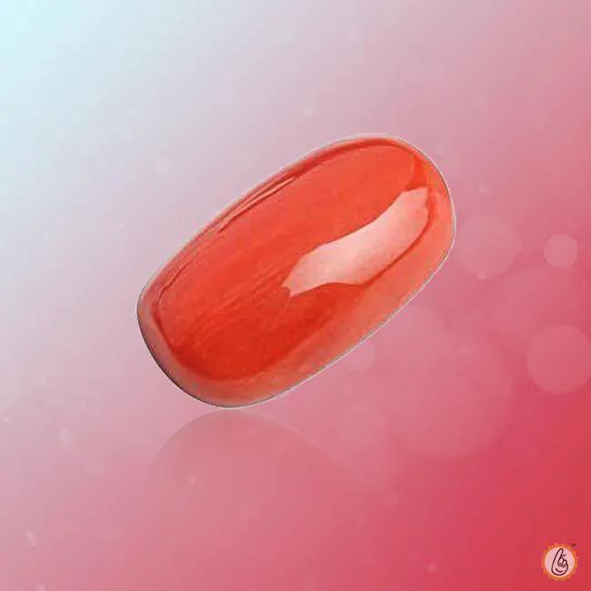 Brahmatells Red Coral Capsule-Crimson-Red: Mars-Aligned Gemstone for Quick Impact by Brahmatells