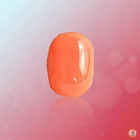 Brahmatells Red Coral Oval-Natural-Rose-Red: Mars-Aligned Gemstone for Empowerment by Brahmatells