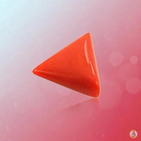 Brahmatells Red Coral Triangle-Blood Red: A Mars-Inspired Astrological Gemstone by Brahmatells