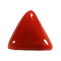 Brahmatells Red Coral Triangle-Deep-Red: A Mars-Inspired Astrological Gemstone by Brahmatells