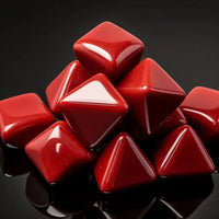 Brahmatells Red Coral Triangular-Blood-Red Ring: A Mars-Inspired Astrological Jewel by Brahmatells