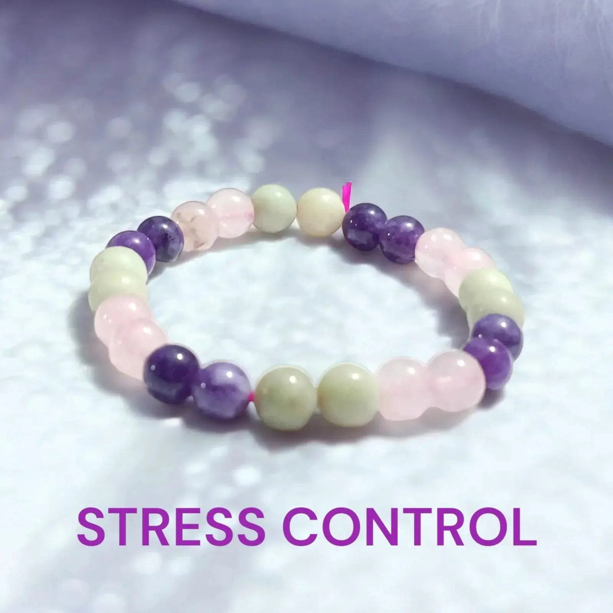 Brahmatells Stress Control Bracelet - Calming Gemstone Jewelry for Mindfulness by Brahmatells