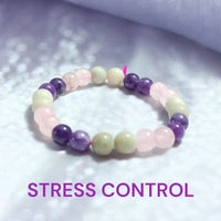 Brahmatells Stress Control Bracelet - Calming Gemstone Jewelry for Mindfulness by Brahmatells